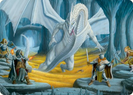 Cave of the Frost Dragon Art Card [Dungeons & Dragons: Adventures in the Forgotten Realms Art Series] | The Time Vault CA