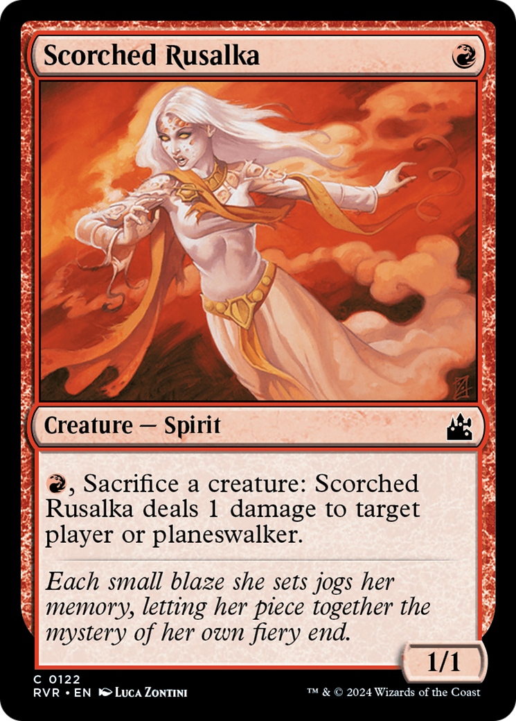 Scorched Rusalka [Ravnica Remastered] | The Time Vault CA