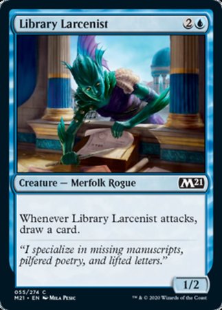 Library Larcenist [Core Set 2021] | The Time Vault CA