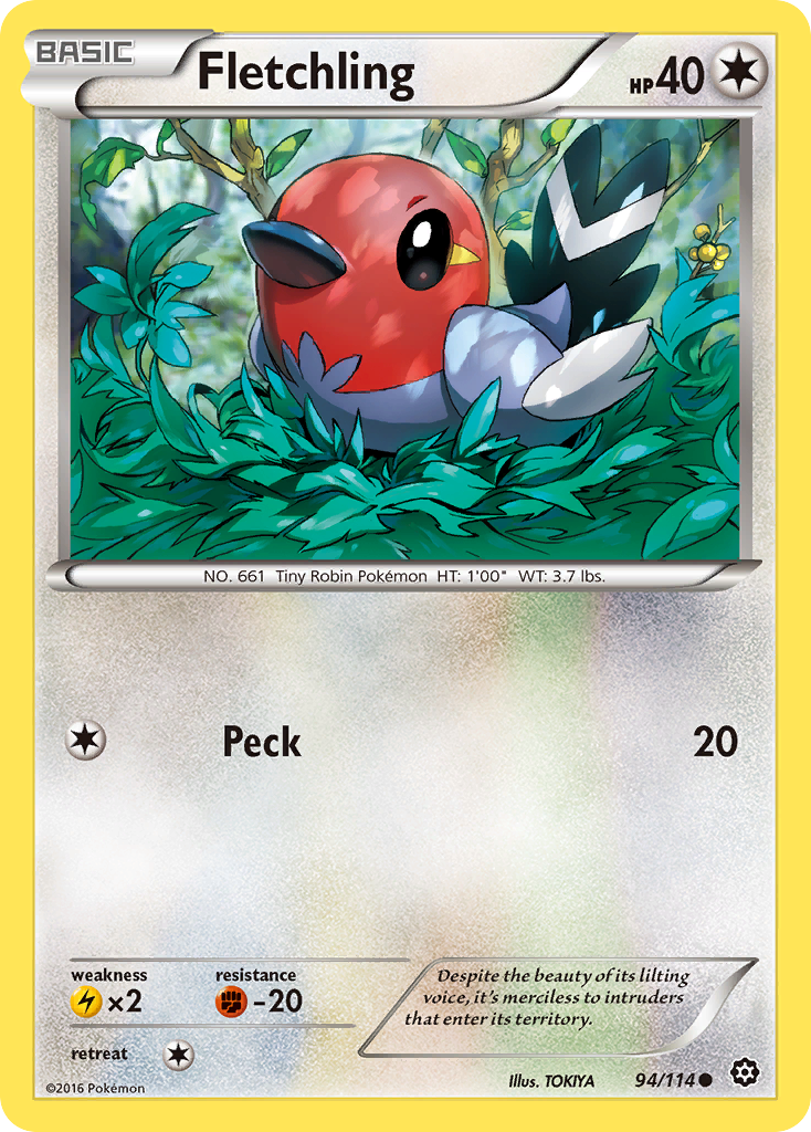 Fletchling (94/114) [XY: Steam Siege] | The Time Vault CA
