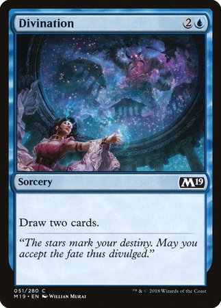 Divination [Core Set 2019] | The Time Vault CA