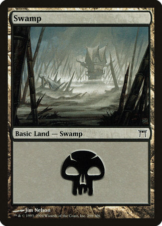 Swamp (298) [Champions of Kamigawa] | The Time Vault CA