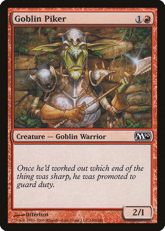 Goblin Piker [Magic 2010] | The Time Vault CA