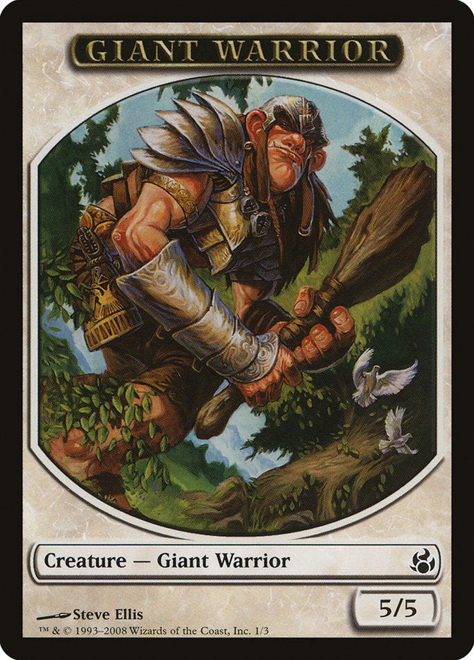 Giant Warrior [Morningtide Tokens] | The Time Vault CA