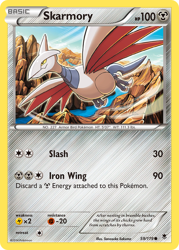 Skarmory (59/119) [XY: Phantom Forces] | The Time Vault CA