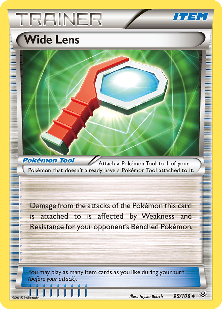 Wide Lens (95/108) [XY: Roaring Skies] | The Time Vault CA