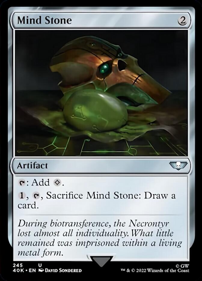 Mind Stone (245) (Surge Foil) [Universes Beyond: Warhammer 40,000] | The Time Vault CA