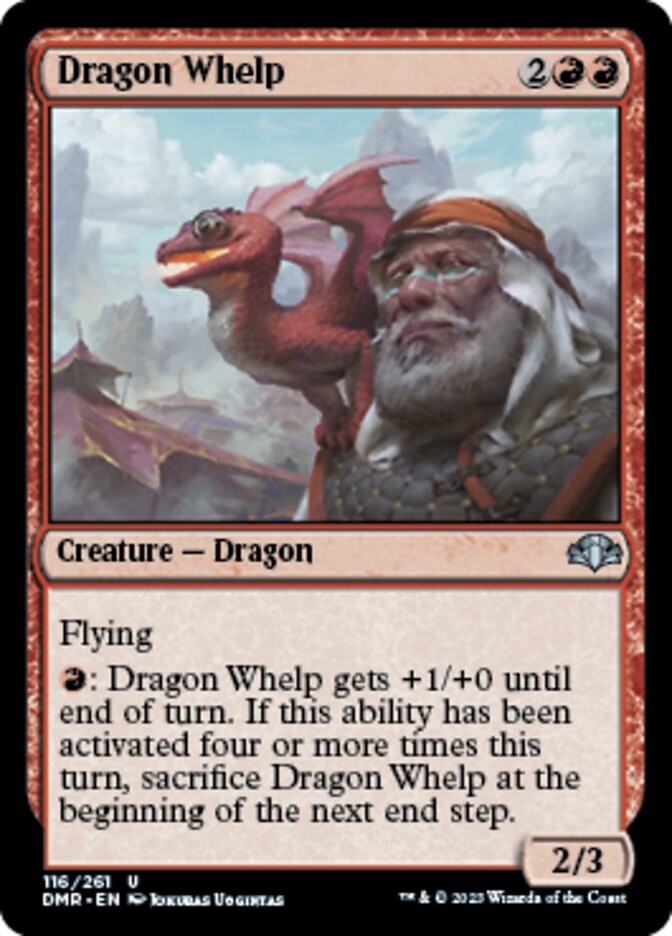 Dragon Whelp [Dominaria Remastered] | The Time Vault CA