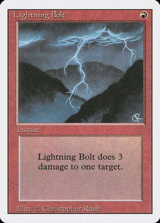 Lightning Bolt [Revised Edition] | The Time Vault CA
