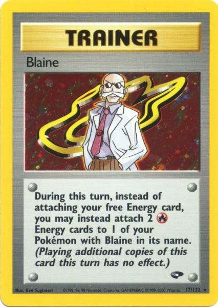 Blaine (17/132) [Gym Challenge Unlimited] | The Time Vault CA