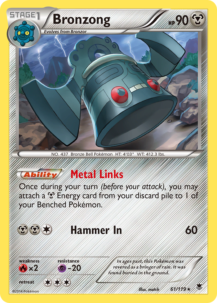 Bronzong (61/119) [XY: Phantom Forces] | The Time Vault CA