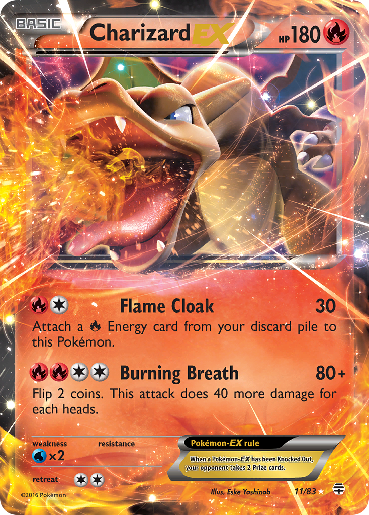 Charizard EX (11/83) [XY: Generations] | The Time Vault CA