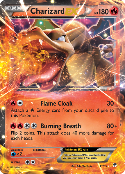 Charizard EX (11/83) [XY: Generations] – The Time Vault CA