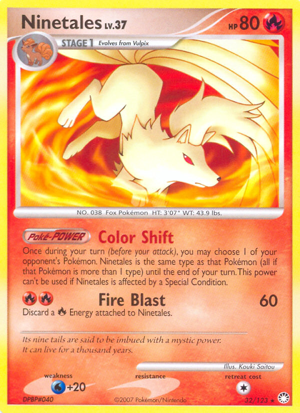 Ninetales (32/123) [Diamond & Pearl: Mysterious Treasures] | The Time Vault CA