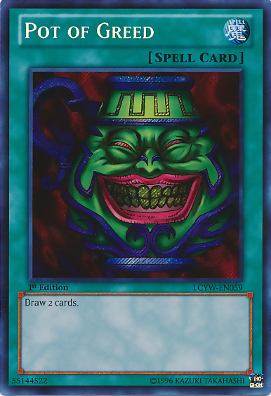 Pot of Greed [LCYW-EN059] Secret Rare | The Time Vault CA