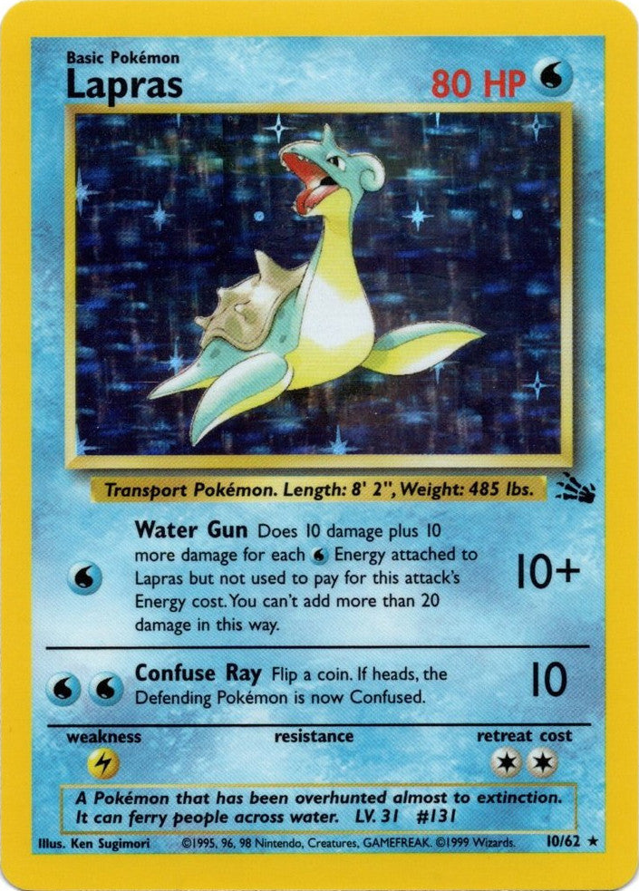 Lapras (10/62) [Fossil Unlimited] | The Time Vault CA