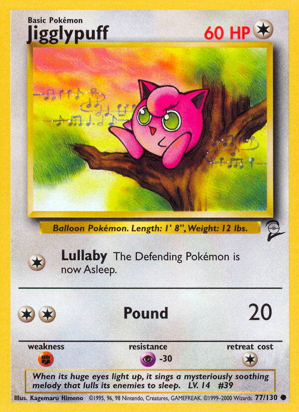 Jigglypuff (77/130) [Base Set 2] | The Time Vault CA