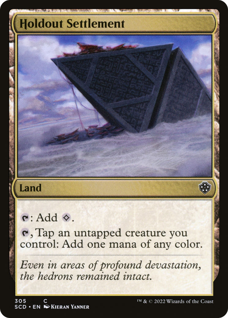 Holdout Settlement [Starter Commander Decks] | The Time Vault CA