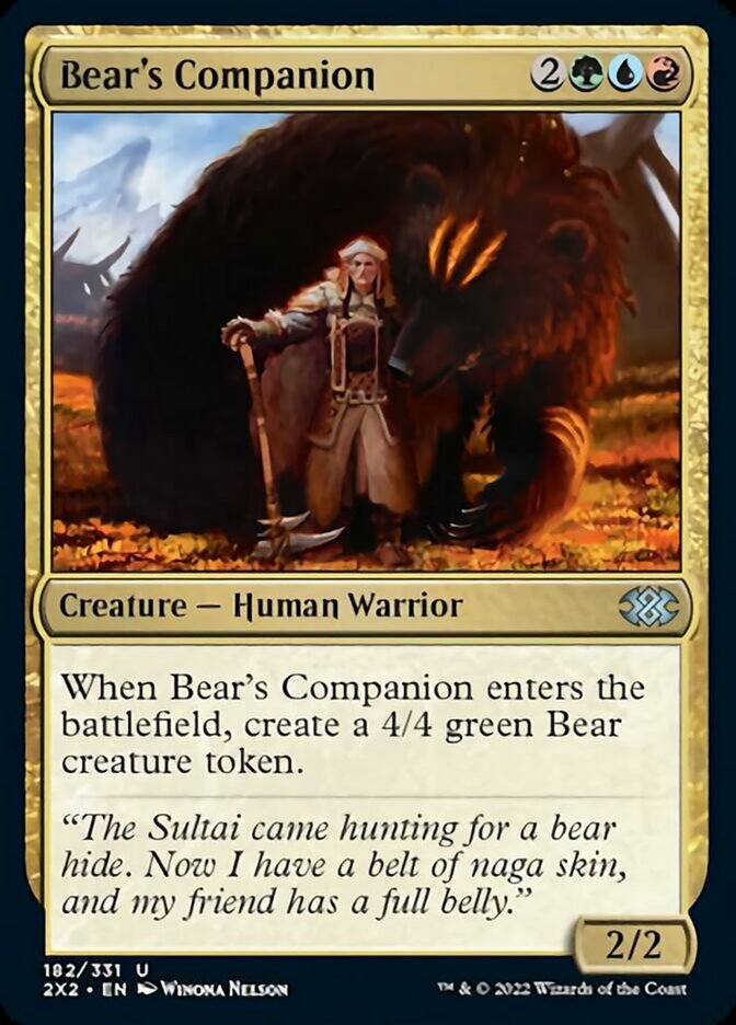 Bear's Companion [Double Masters 2022] | The Time Vault CA