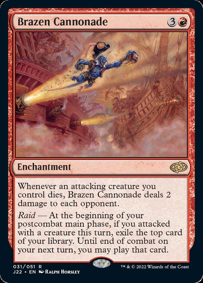 Brazen Cannonade [Jumpstart 2022] | The Time Vault CA