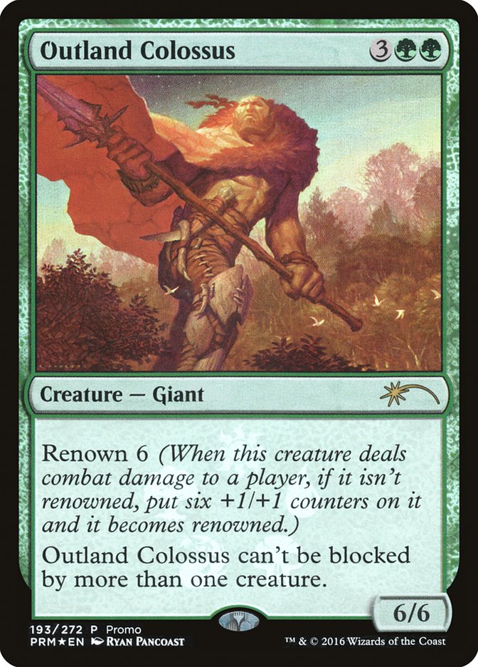 Outland Colossus [Resale Promos] | The Time Vault CA