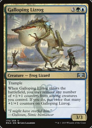 Galloping Lizrog [Ravnica Allegiance] | The Time Vault CA