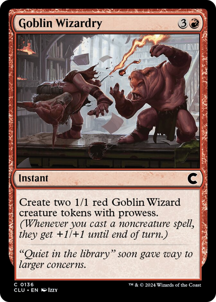 Goblin Wizardry [Ravnica: Clue Edition] | The Time Vault CA