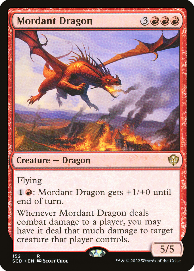 Mordant Dragon [Starter Commander Decks] | The Time Vault CA