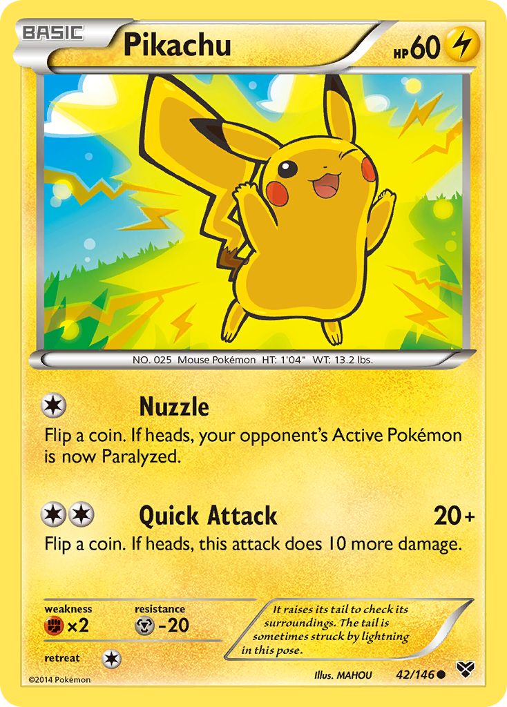 Pikachu (42/146) [XY: Base Set] | The Time Vault CA