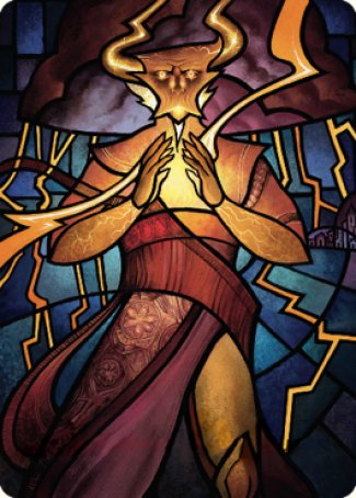 Najal, the Storm Runner Art Card [Dominaria United Art Series] | The Time Vault CA
