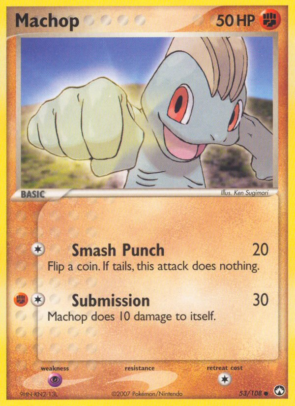 Machop (53/108) [EX: Power Keepers] | The Time Vault CA