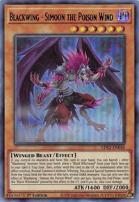 Blackwing - Simoon the Poison Wind (Purple) [LDS2-EN040] Ultra Rare | The Time Vault CA