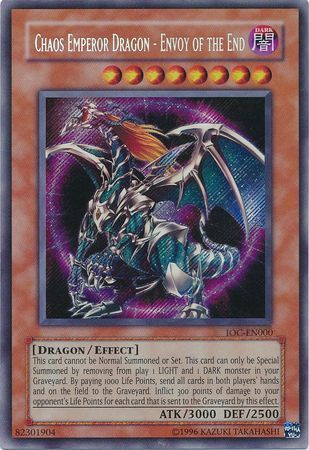 Chaos Emperor Dragon - Envoy of the End [IOC-EN000] Secret Rare | The Time Vault CA