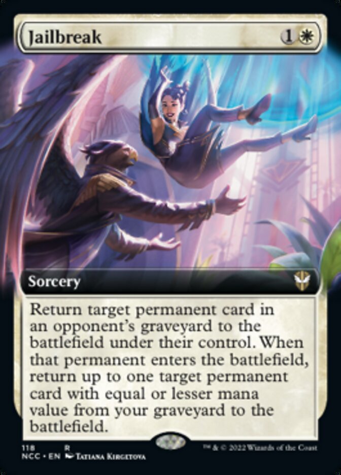 Jailbreak (Extended Art) [Streets of New Capenna Commander] | The Time Vault CA