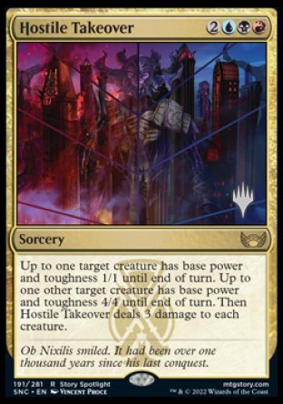 Hostile Takeover (Promo Pack) [Streets of New Capenna Promos] | The Time Vault CA