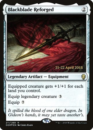 Blackblade Reforged [Dominaria Promos] | The Time Vault CA