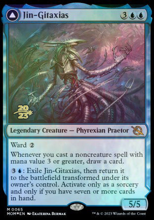 Jin-Gitaxias // The Great Synthesis [March of the Machine Prerelease Promos] | The Time Vault CA