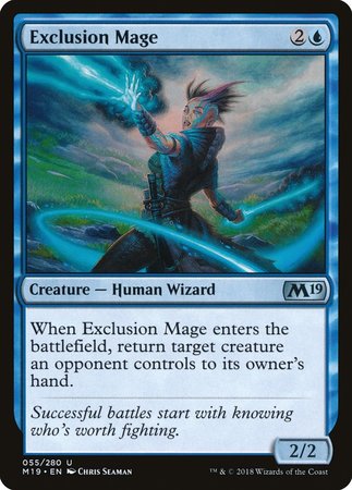 Exclusion Mage [Core Set 2019] | The Time Vault CA