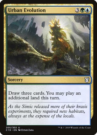 Urban Evolution [Commander 2019] | The Time Vault CA