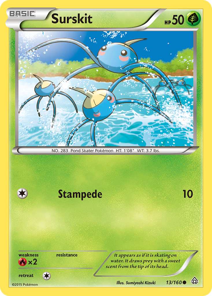 Surskit (13/160) [XY: Primal Clash] | The Time Vault CA