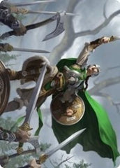 Maja, Bretagard Protector Art Card [Kaldheim: Art Series] | The Time Vault CA