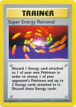Super Energy Removal (79/102) [Base Set Shadowless Unlimited] | The Time Vault CA