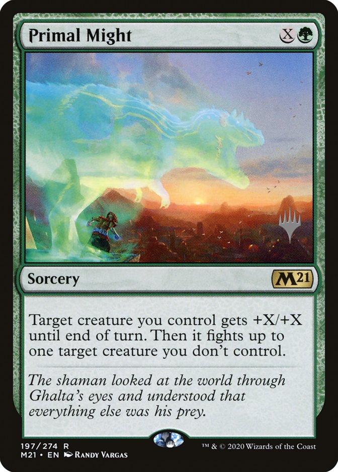 Primal Might (Promo Pack) [Core Set 2021 Promos] | The Time Vault CA