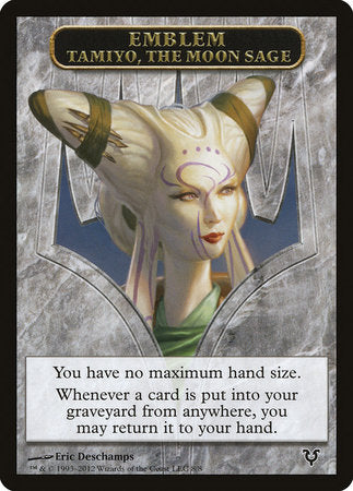 Emblem - Tamiyo, The Moon Sage [Avacyn Restored Tokens] | The Time Vault CA