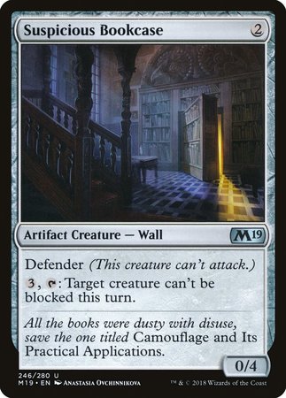 Suspicious Bookcase [Core Set 2019] | The Time Vault CA