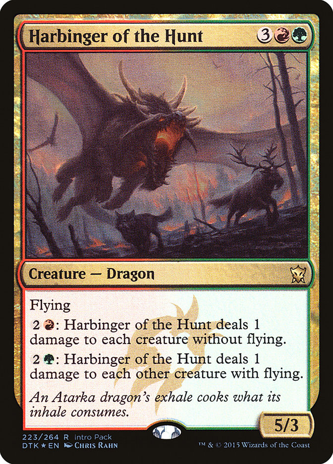 Harbinger of the Hunt (Intro Pack) [Dragons of Tarkir Promos] | The Time Vault CA