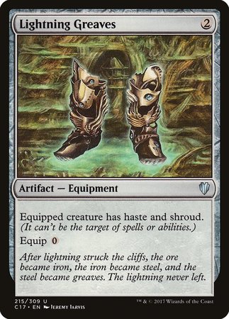 Lightning Greaves [Commander 2017] | The Time Vault CA