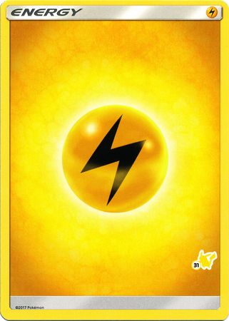 Lightning Energy (Pikachu Stamp #31) [Battle Academy 2020] | The Time Vault CA