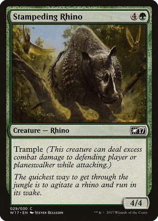 Stampeding Rhino [Welcome Deck 2017] | The Time Vault CA