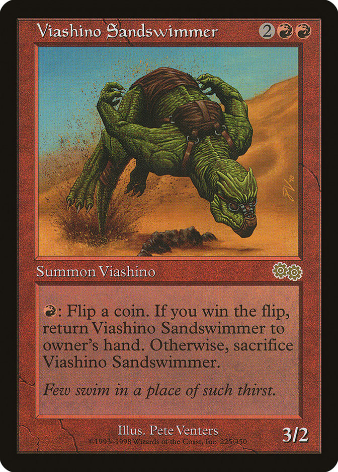 Viashino Sandswimmer [Urza's Saga] | The Time Vault CA